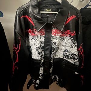 Eternal Artwear Mens Black & Red jacket